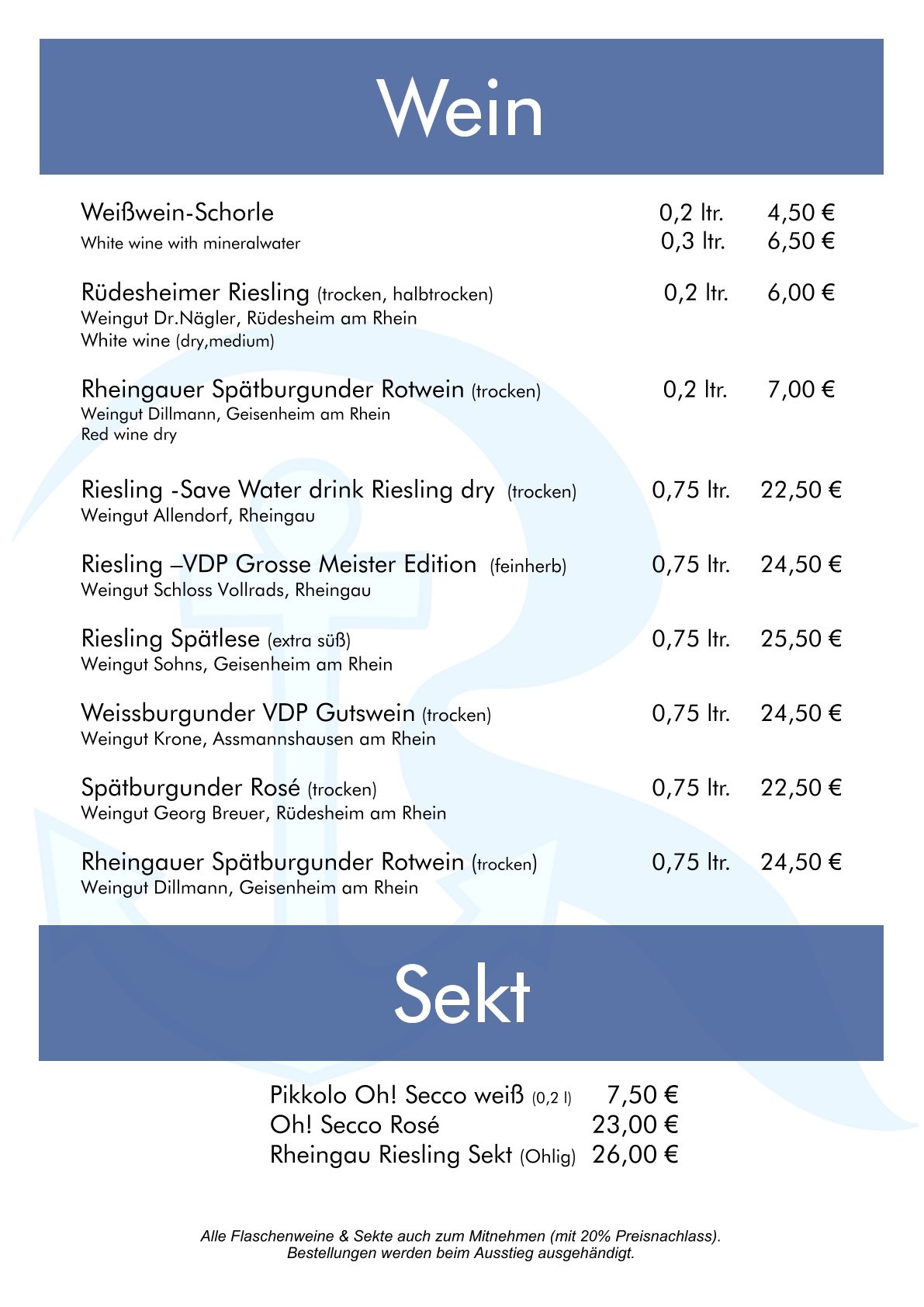 Wein & Sekt